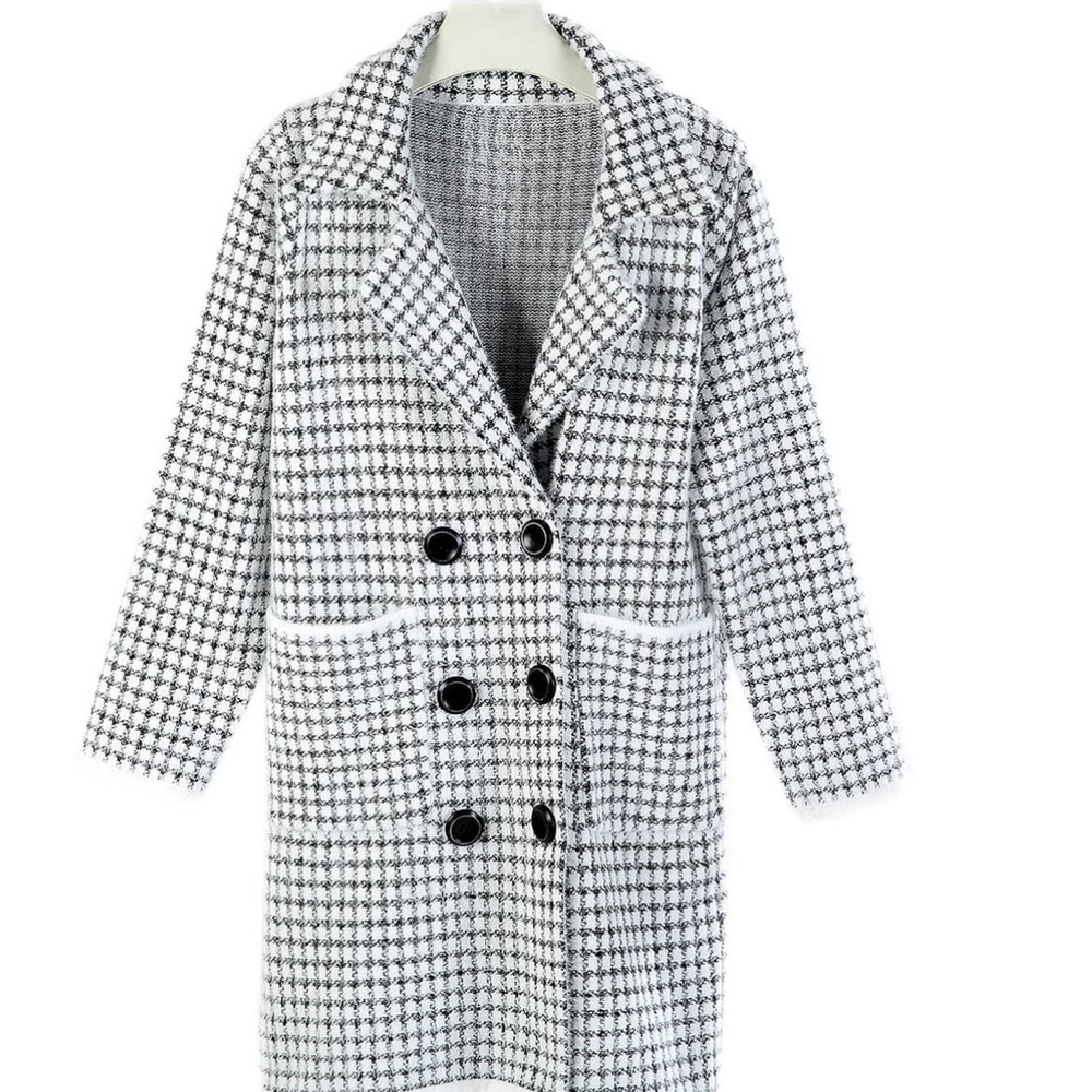 POSH LIVE LISTING EUROPEAN DESIGNER STYLE COCO BUTTON LONG JACKET